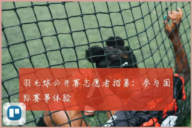 羽毛球公开赛志愿者招募：参与国际赛事体验