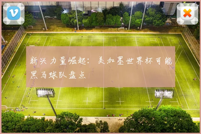 新兴力量崛起：美加墨世界杯可能黑马球队盘点